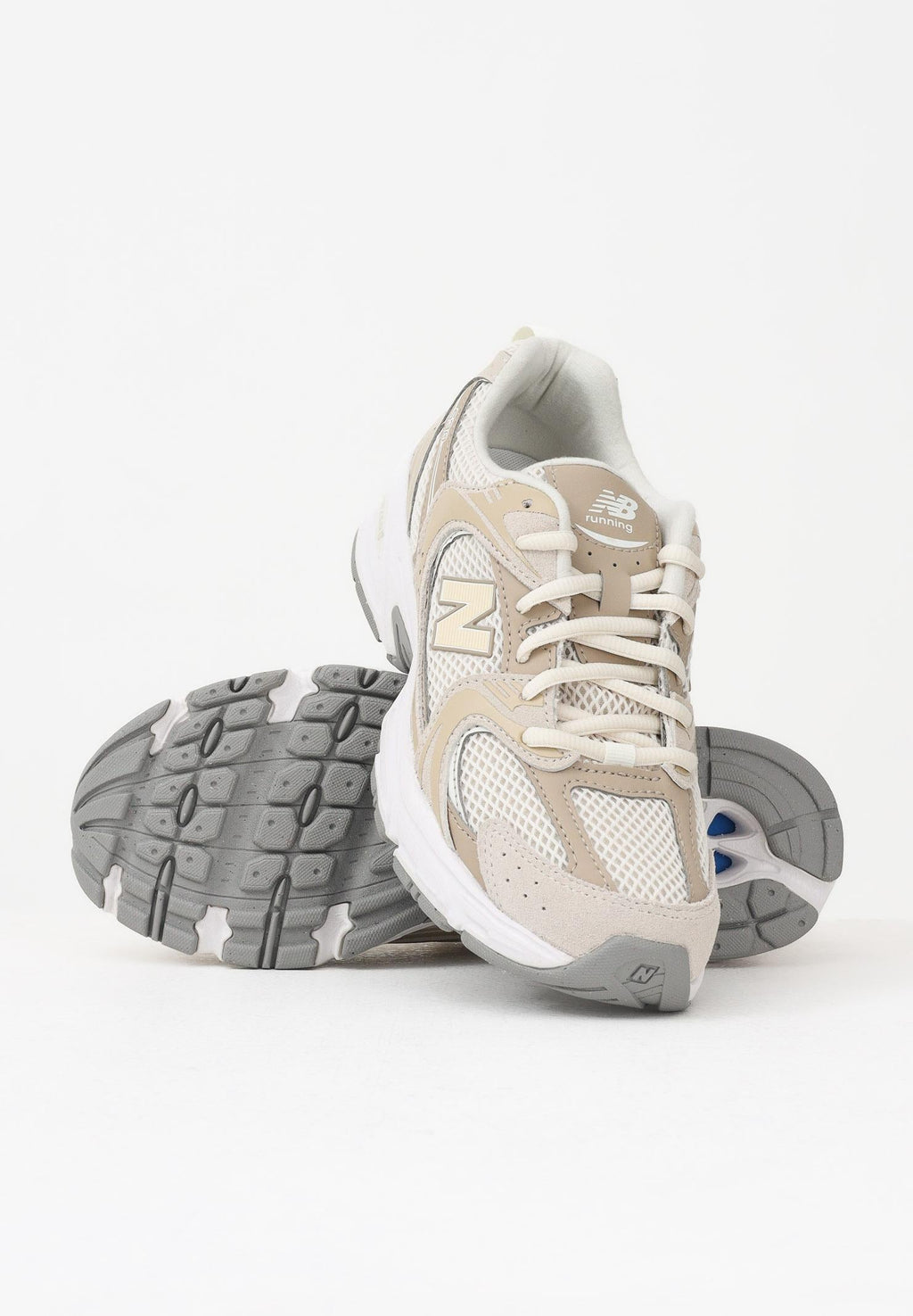 NEW BALANCE 530 Sneakers in cream and beige