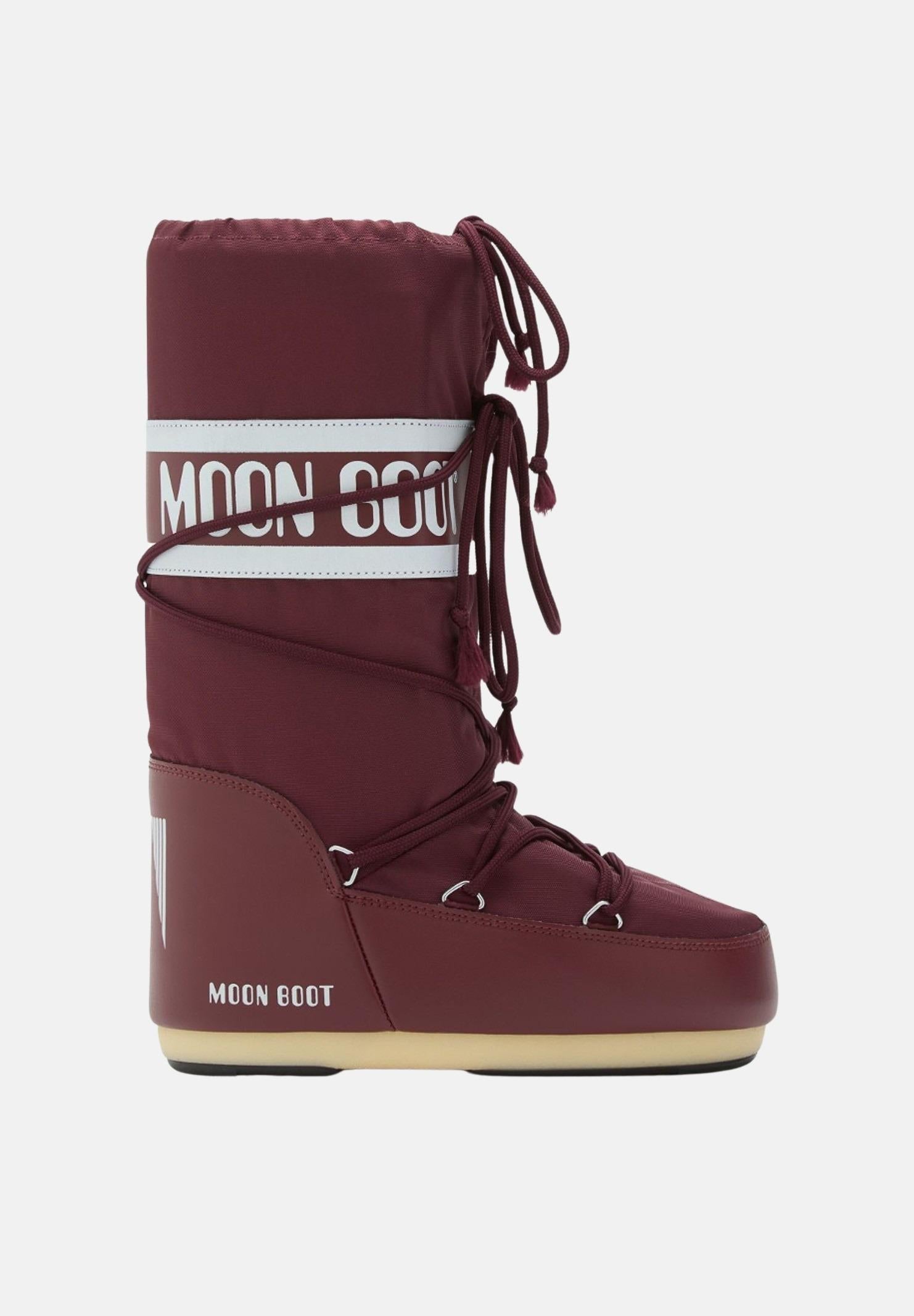 MOON BOOT ICON burgundy snow boots