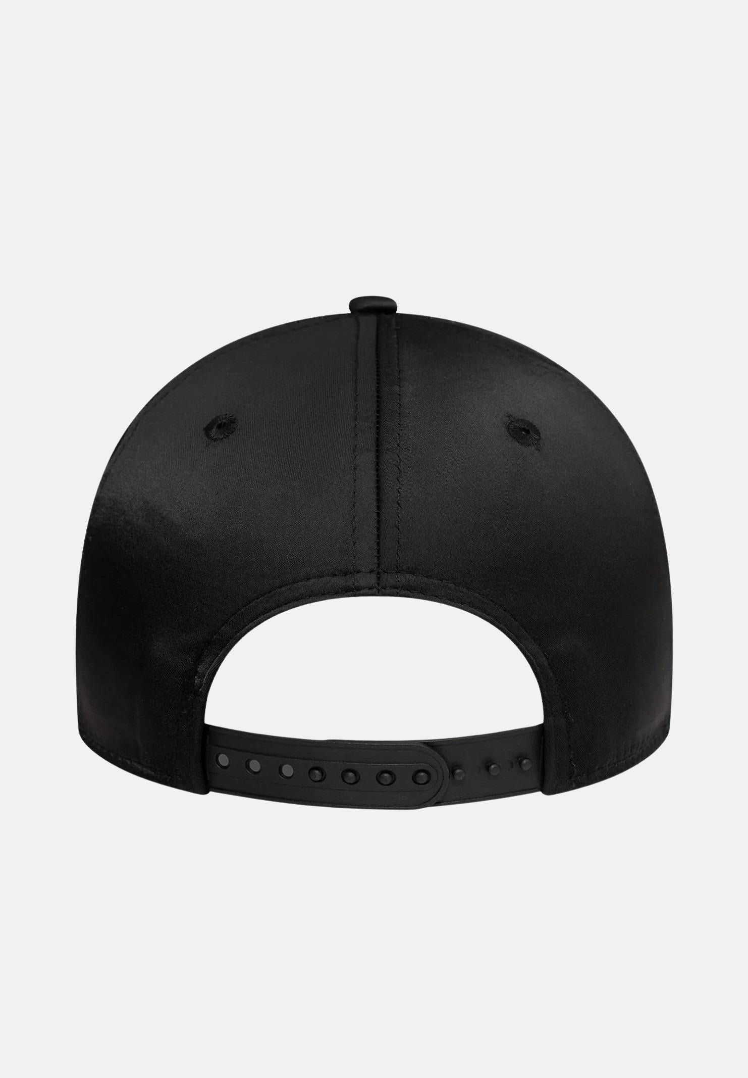 9FORTY New York Yankees Satin Black Women's Peaked Cap