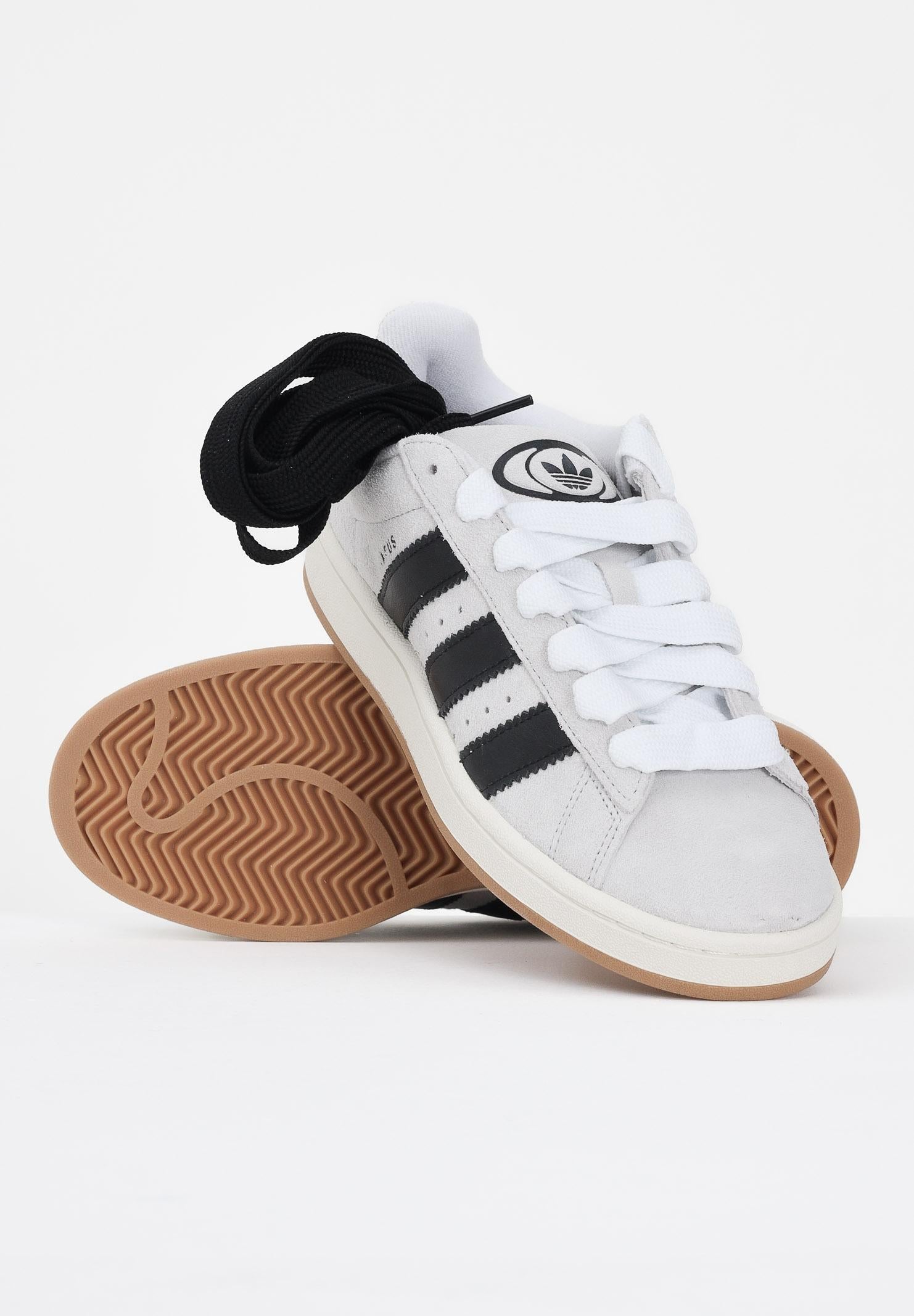 ADIDAS ORIGINALS Campus Grey and Black Unisex Sneakers