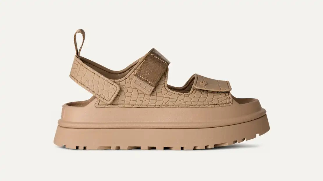 UGG GOLDENGLOW EMBOSSED DNSS SANDALS