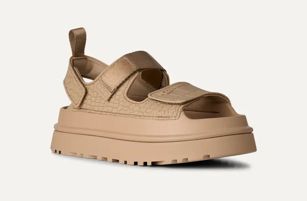 UGG GOLDENGLOW EMBOSSED DNSS SANDALS
