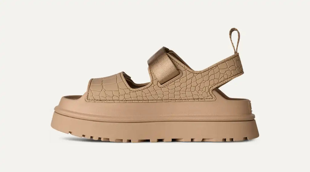 UGG GOLDENGLOW EMBOSSED DNSS SANDALS