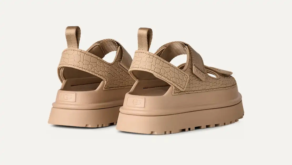 UGG GOLDENGLOW EMBOSSED DNSS SANDALS