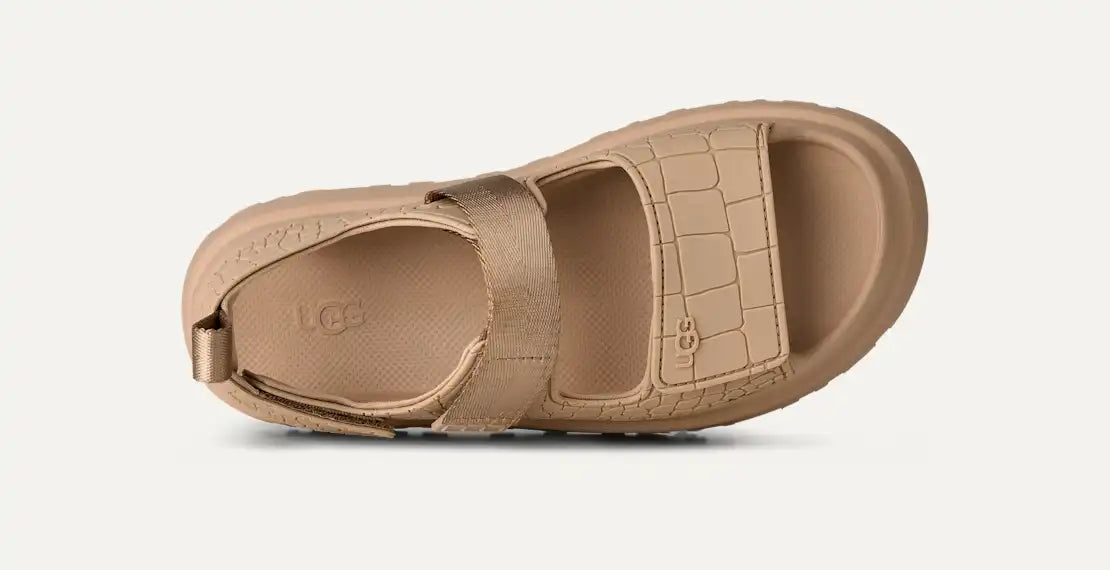 UGG GOLDENGLOW EMBOSSED DNSS SANDALS